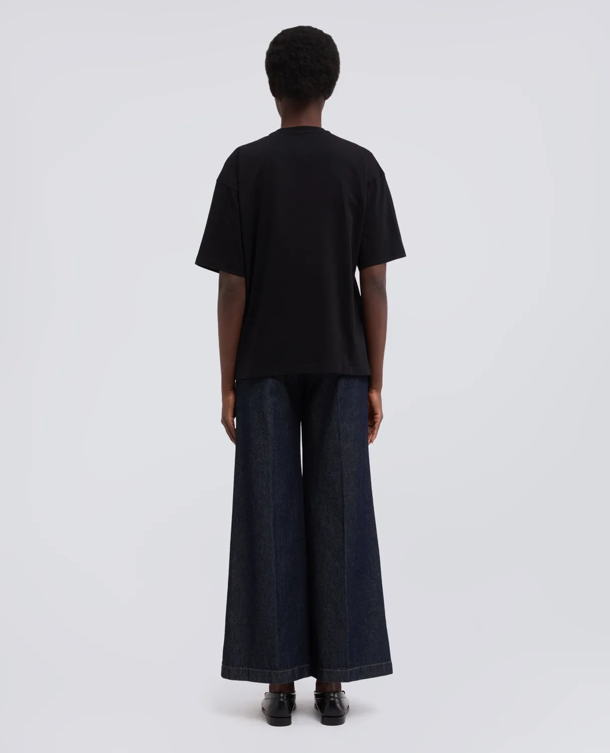 Aspesi Sbagliato T-shirt sort bomuld jersey