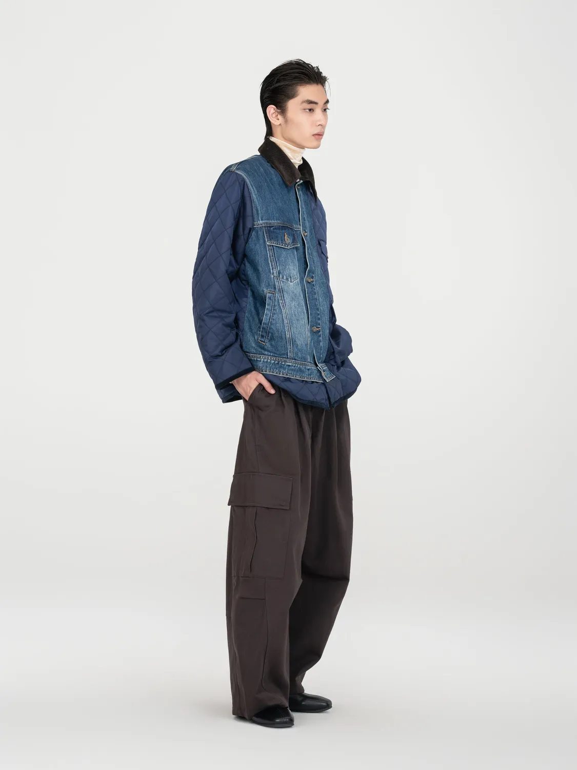 Feng Chen Wang Brown Loose Fit cargobukser brun