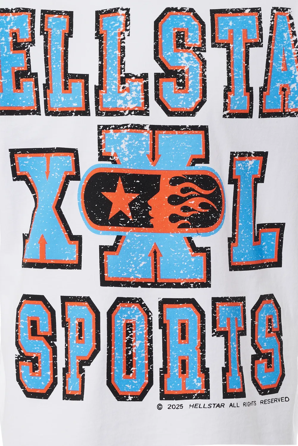 Hellstar Sports HS Sport T-shirt hvid oversized