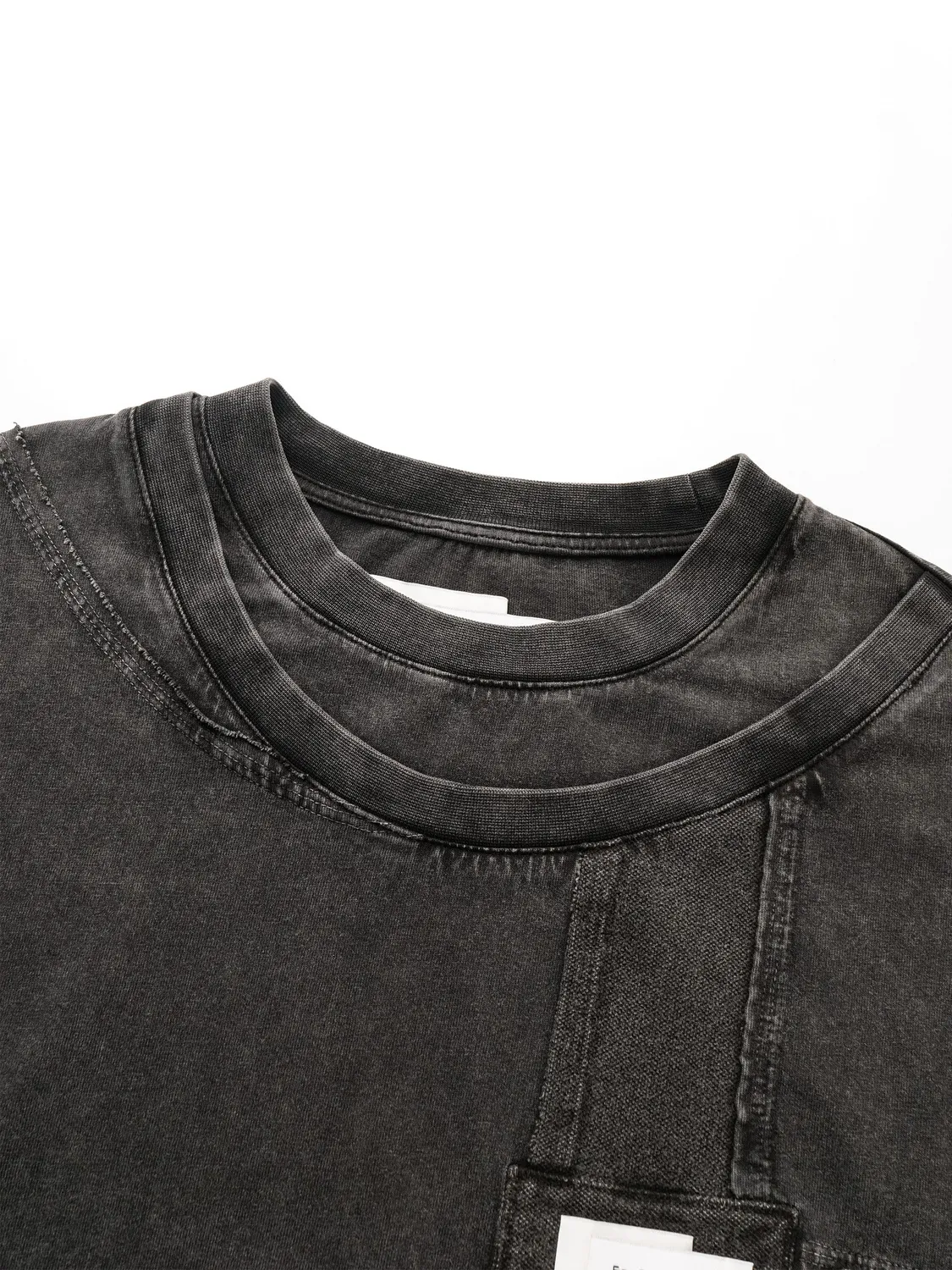 Feng Chen Wang sweatshirt patchwork mørk