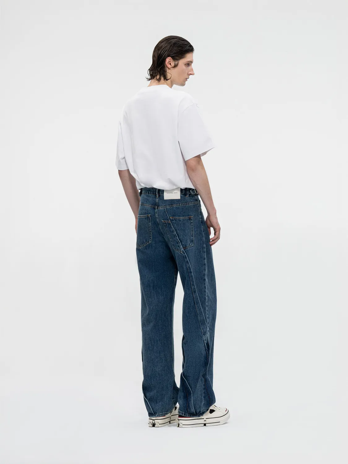 Feng Chen Wang wide leg jeans retro vask
