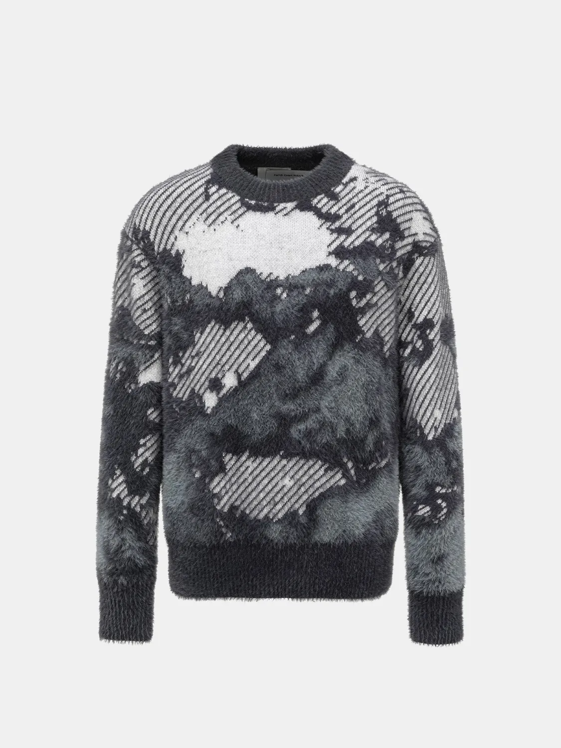 Feng Chen Wang Landscape Painting Jacquard sweater uld