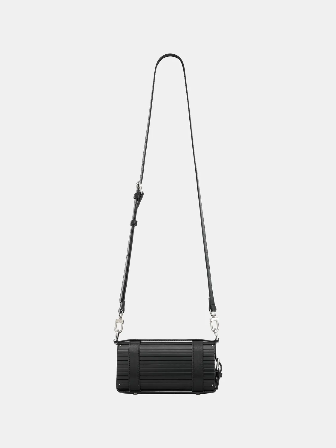 Feng Chen Wang Medium Cylinder bambus taske sort