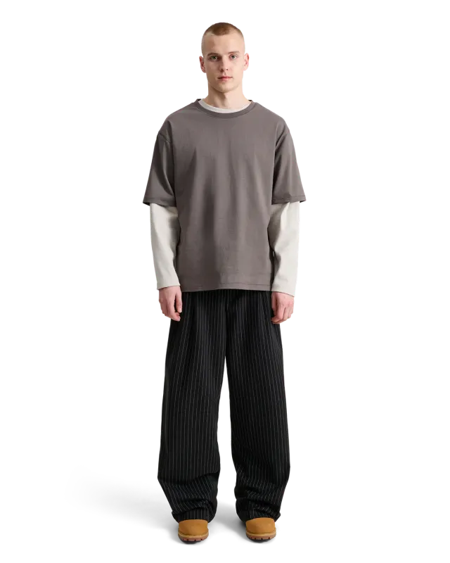 Alis Sid Oversized Fit T-shirt mørkegrå bomuld