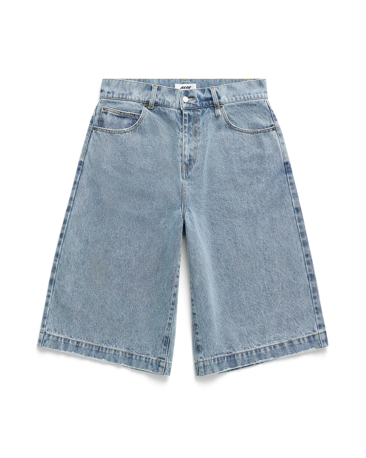 Alis Chaz Wide Fit denimshorts lyseblå bomuld