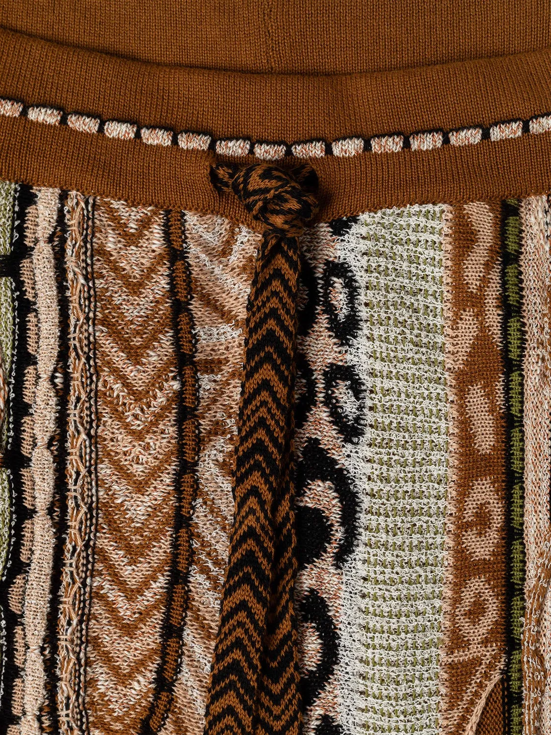 Laneus Multi-Thread Jacquard bermudashorts brun