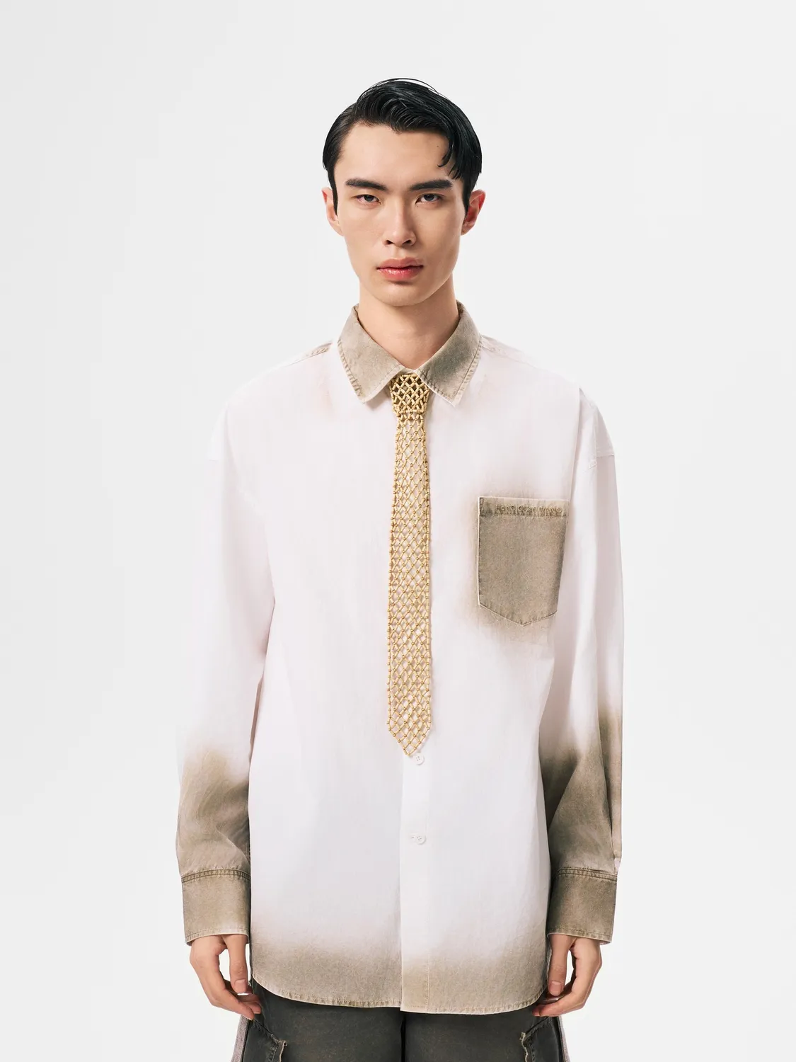 Feng Chen Wang Beaded Bamboo slips håndvævet