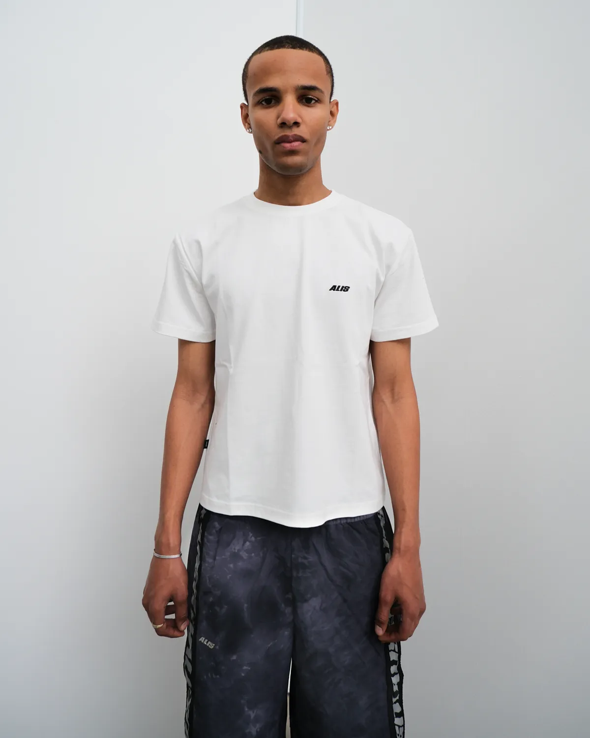 Alis Teefey Logo Tape joggingbukser blå nylon