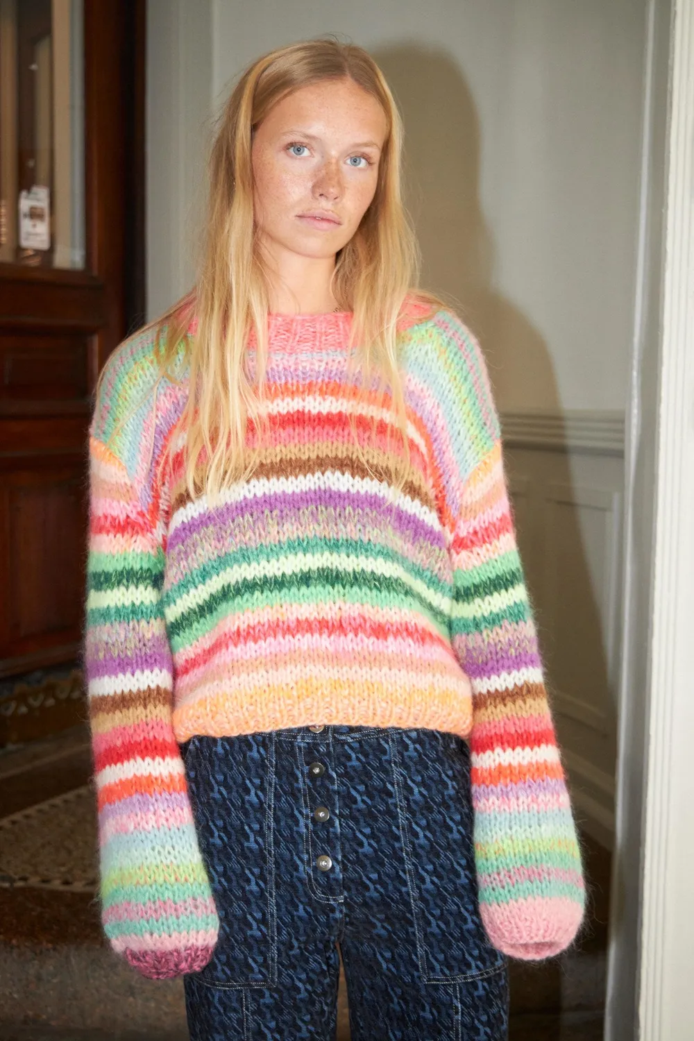 DAWNXDARE Genova striktrøje 900 multi mohair