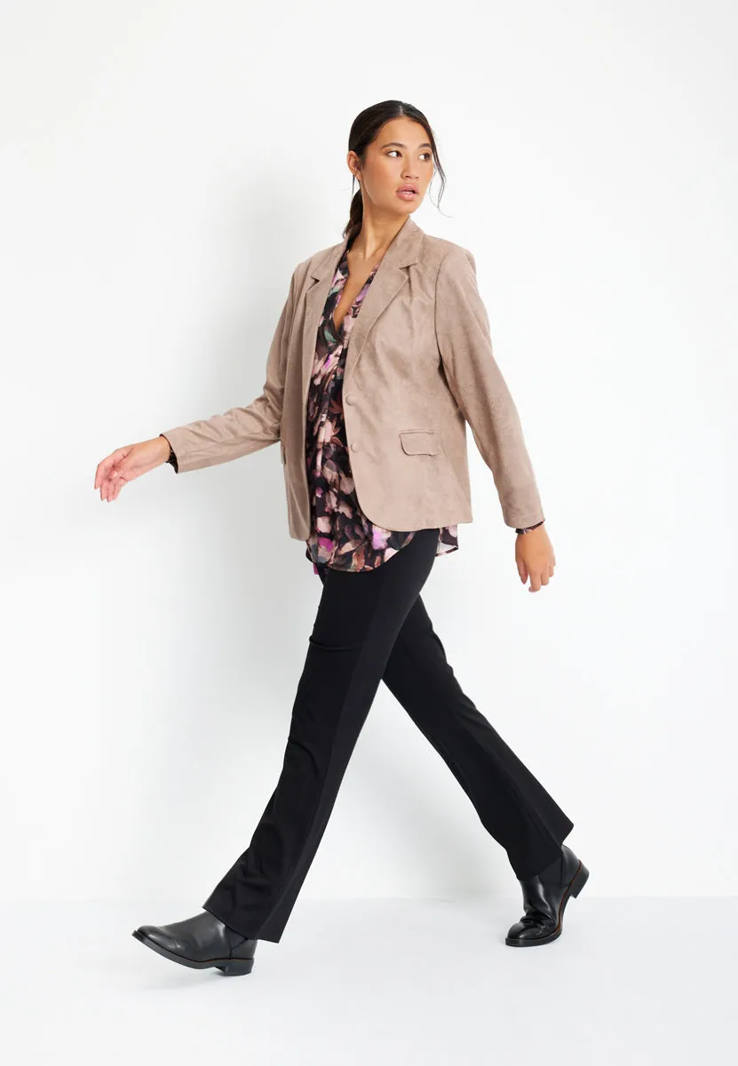 IN FRONT Haily bootcut bukser med elastik