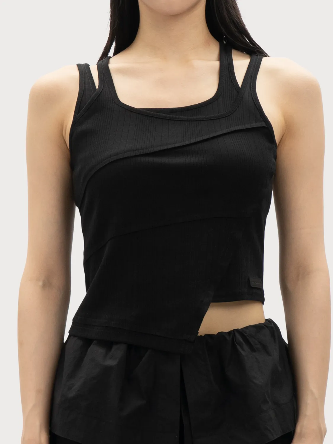 Feng Chen Wang 2-in-1 Jersey Tank Top tanktop S sort