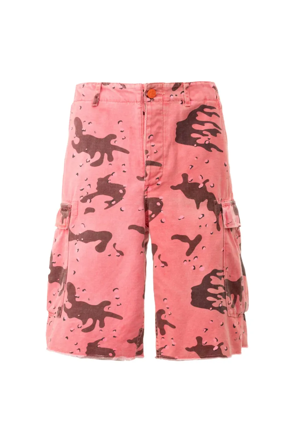 Hellstar HSSS26SH1-PNK cargo shorts pink camo