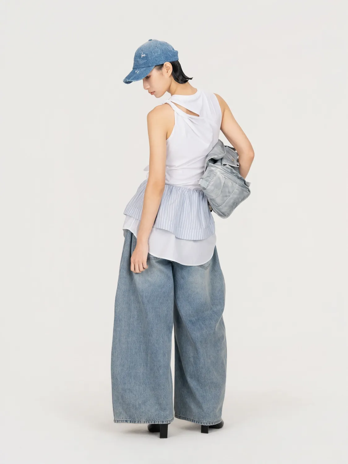 Feng Chen Wang Knotted tanktop hvid