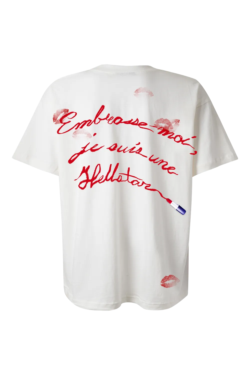 Hellstar French Kiss T-shirt hvid vintage