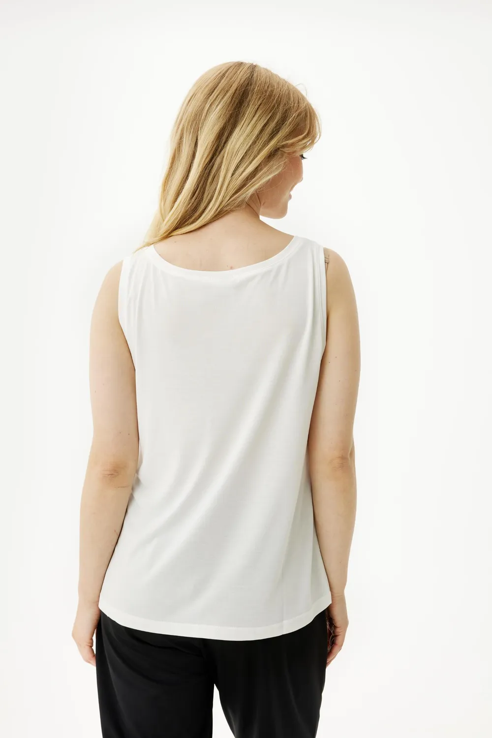 IN FRONT Nina top jersey rund hals
