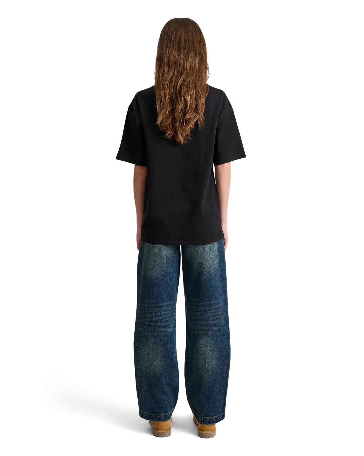 Alis Sid oversized t-shirt Solid Black bomuld