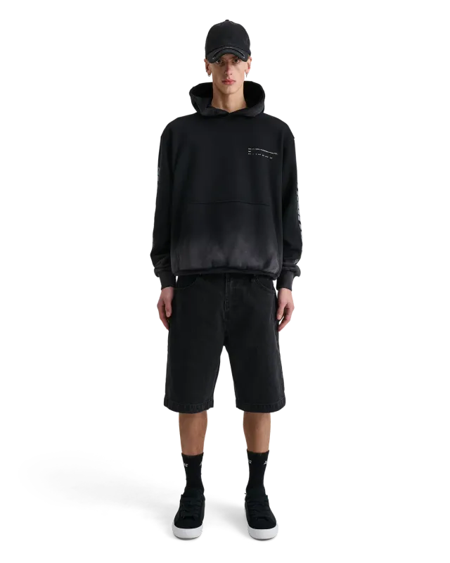 Alis Calis regular fit denimshorts washed black