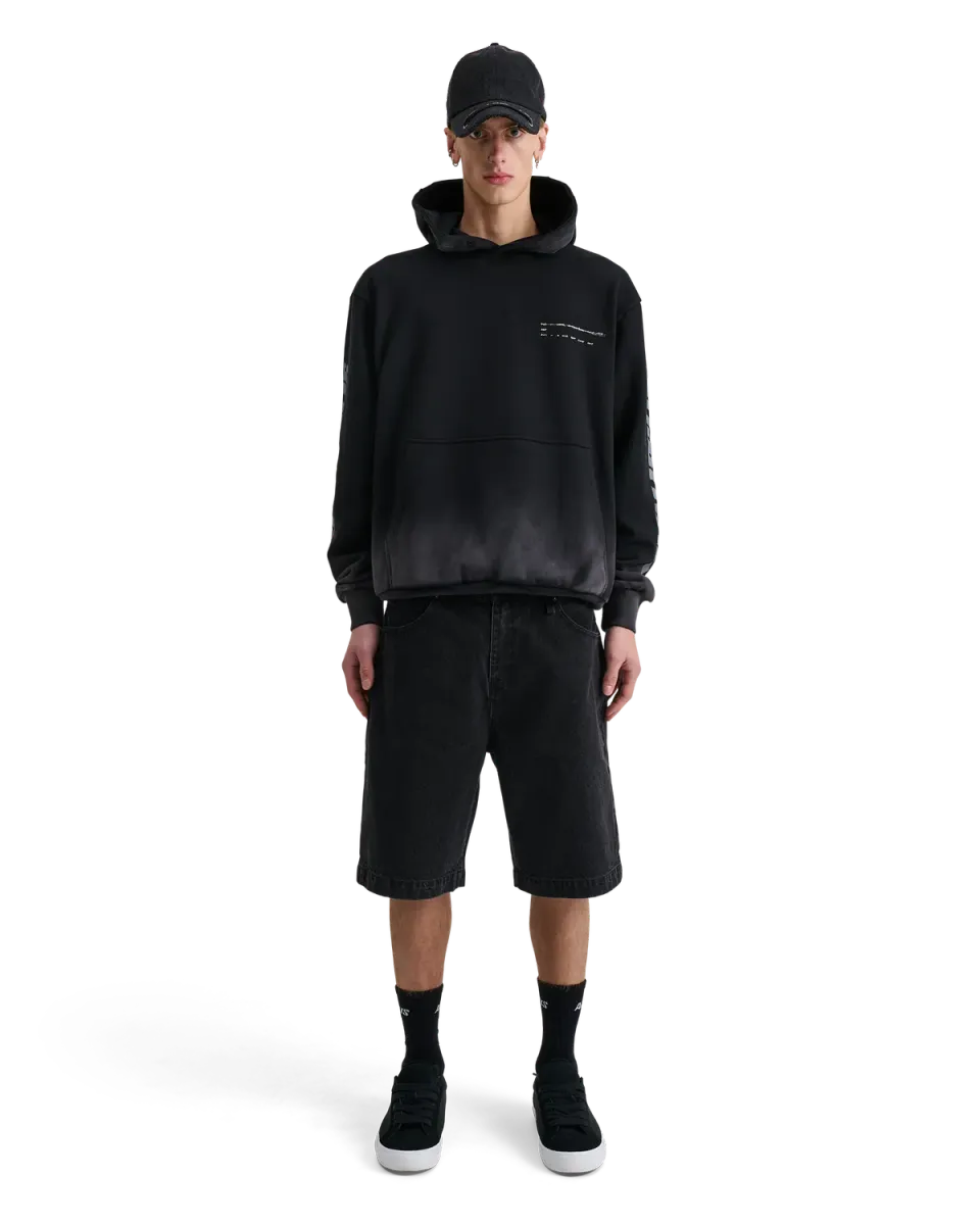 Alis Calis regular fit denimshorts washed black