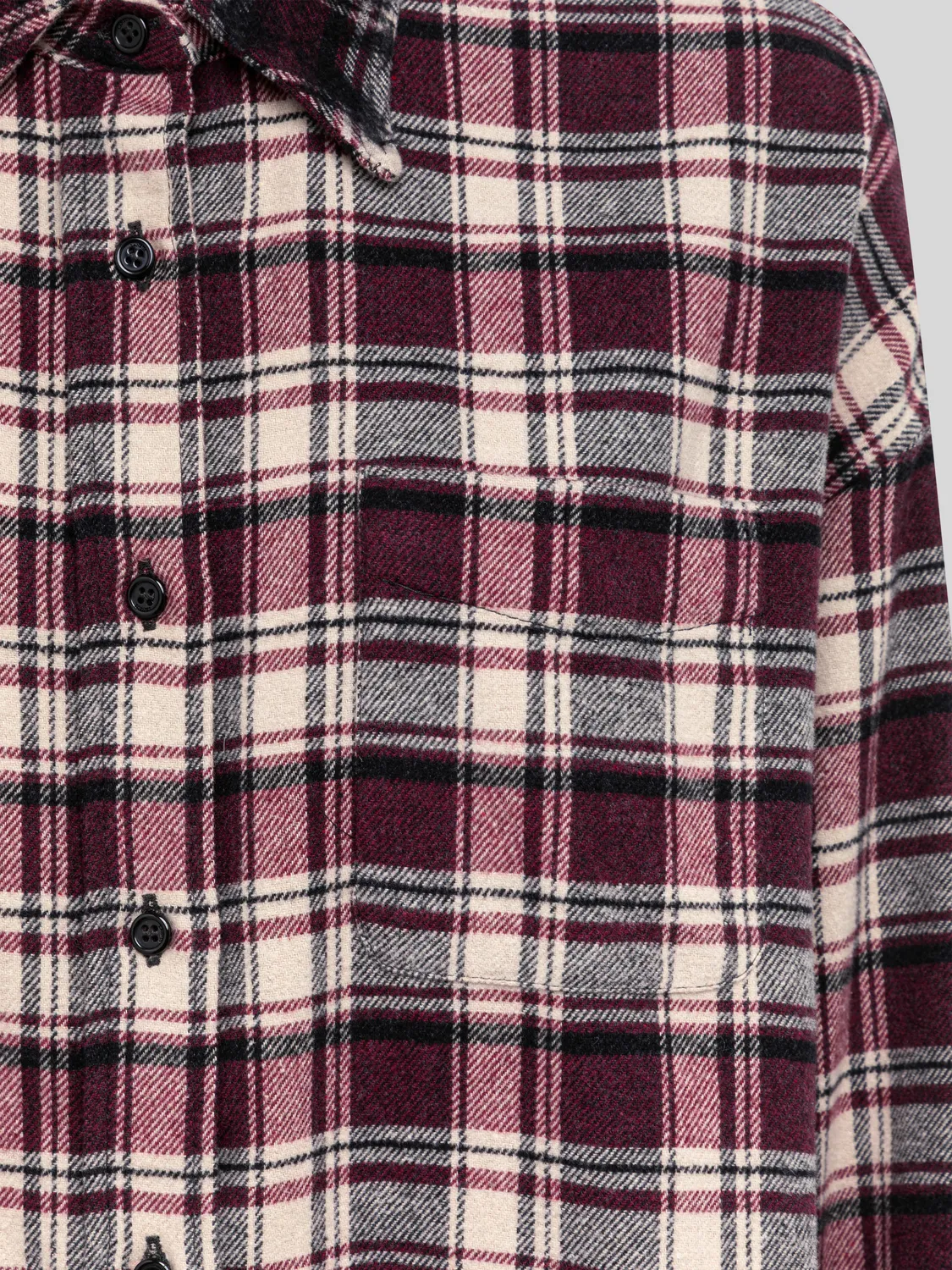Laneus Oversize Check Flannel skjorte fico tern