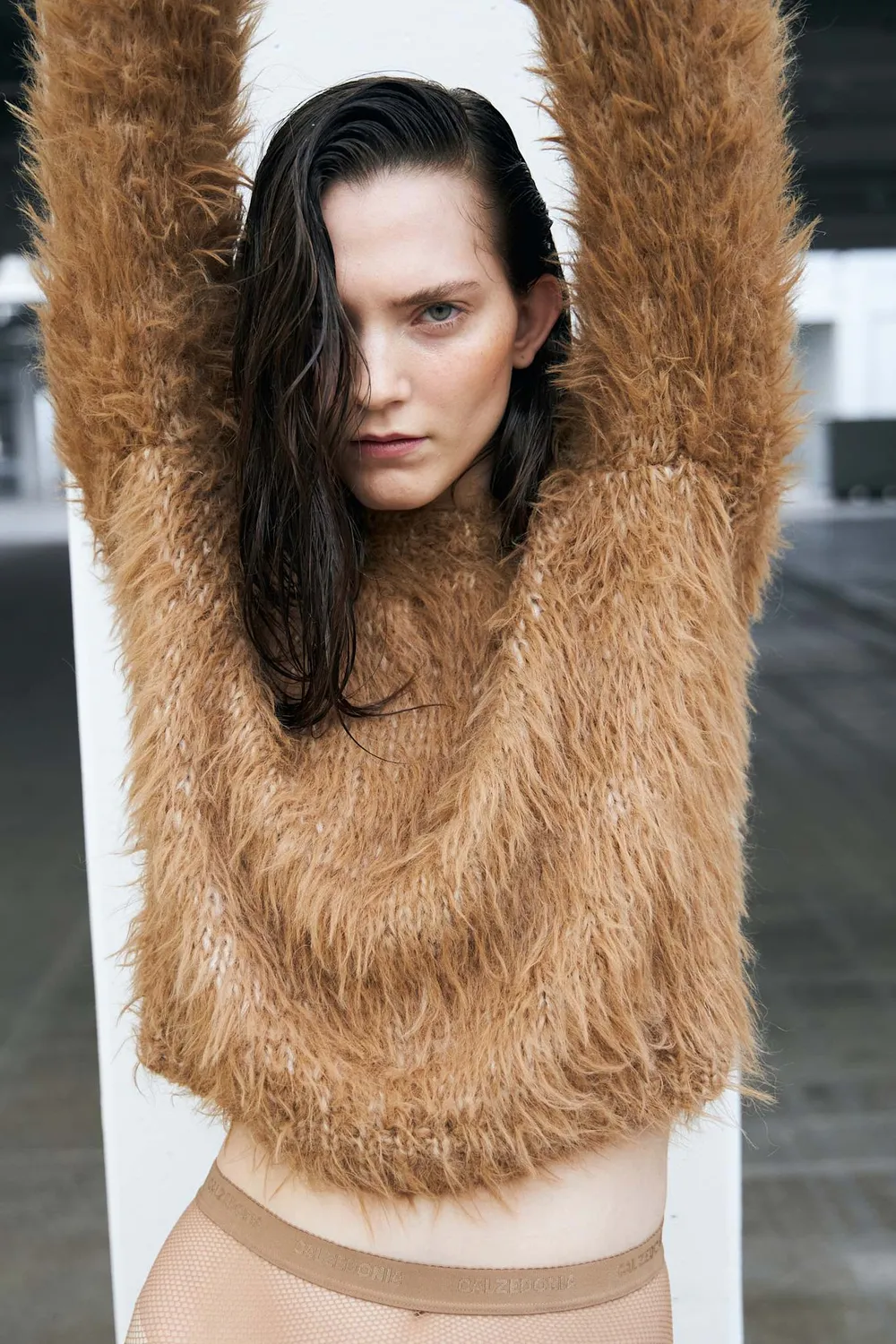 DAWNXDARE Babs sweaterv192 Peat – plys mohair