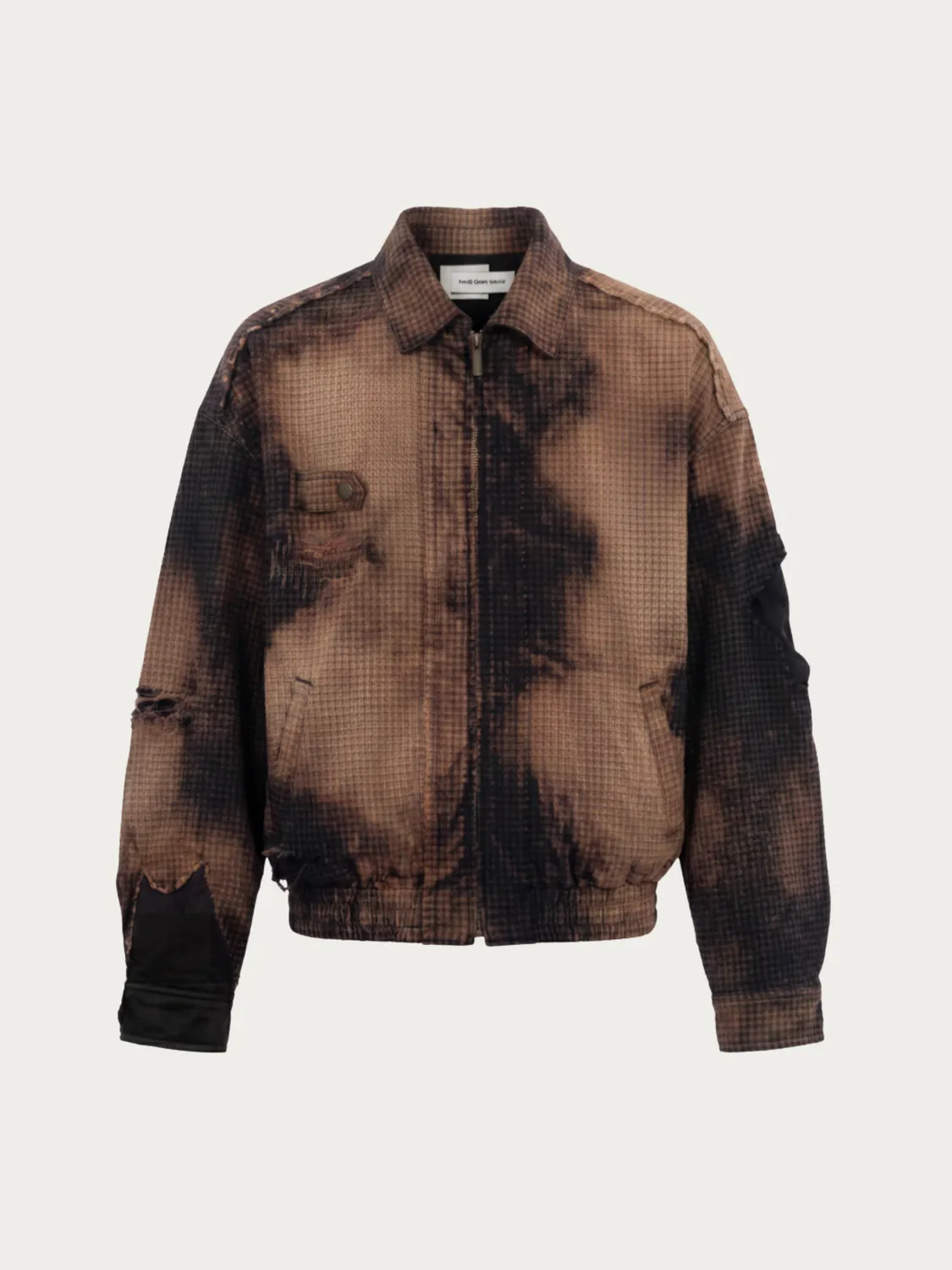 Feng Chen Wang Decayed Check jakke ternet uldlook