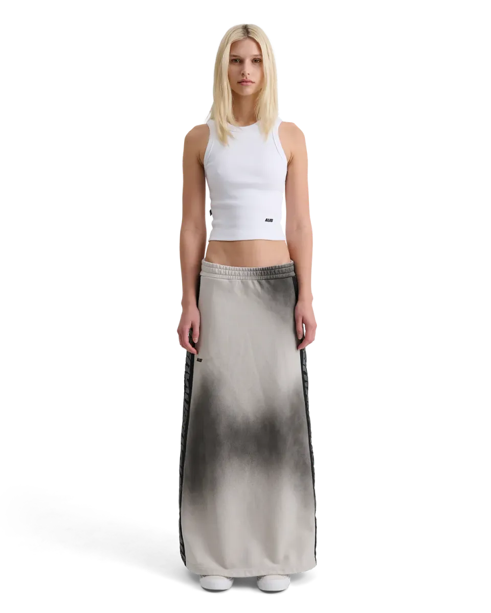 Alis Whitney Baby tanktop hvid rib cropped bomuld