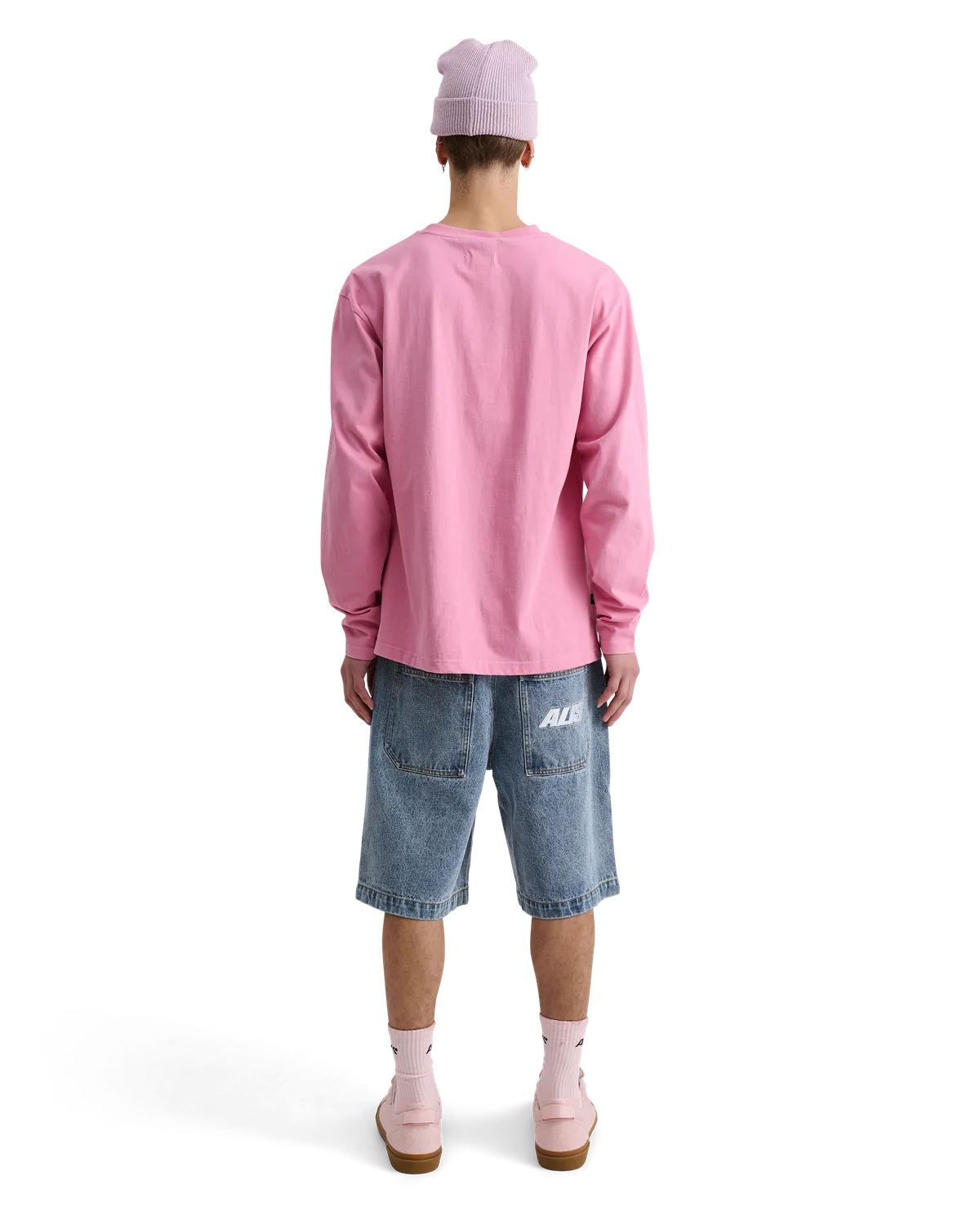 Alis Joshua langærmet t-shirt Solid Pink bomuld