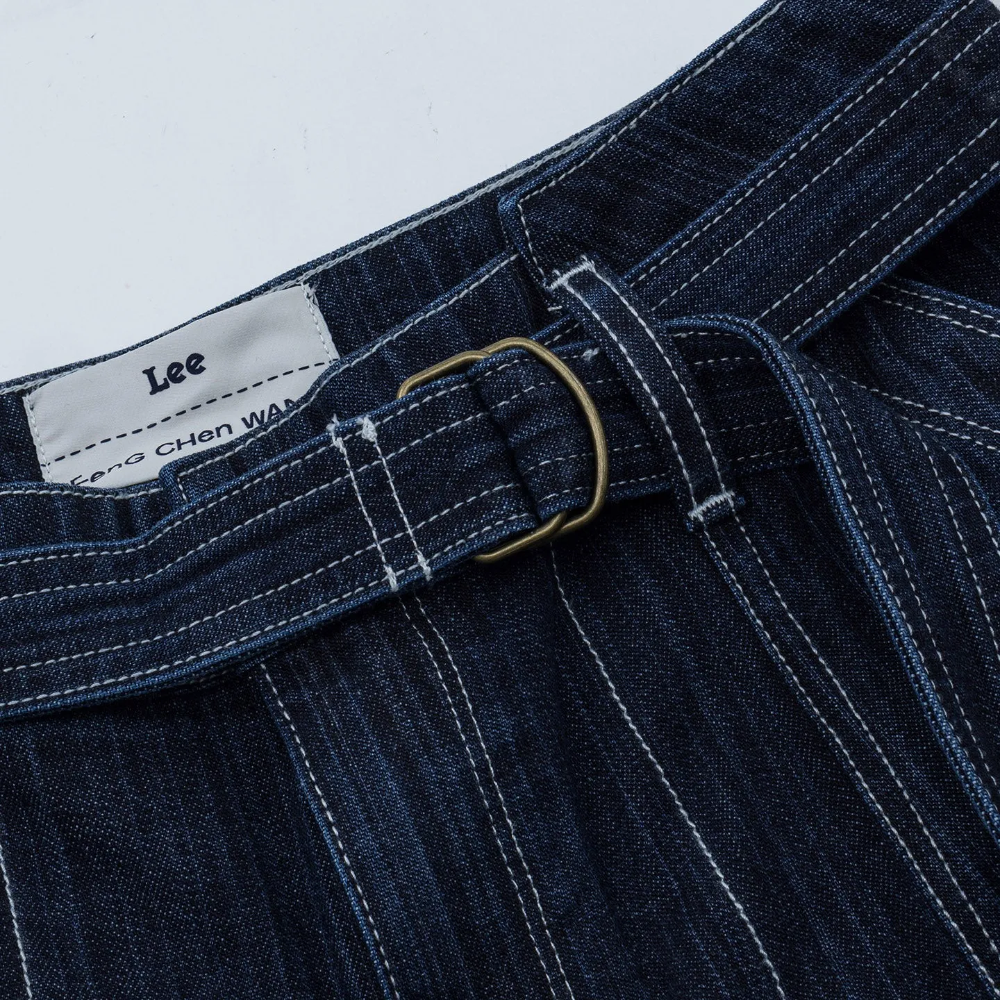 Lee x Feng Chen Wang jeans mørk vask ekstra vide