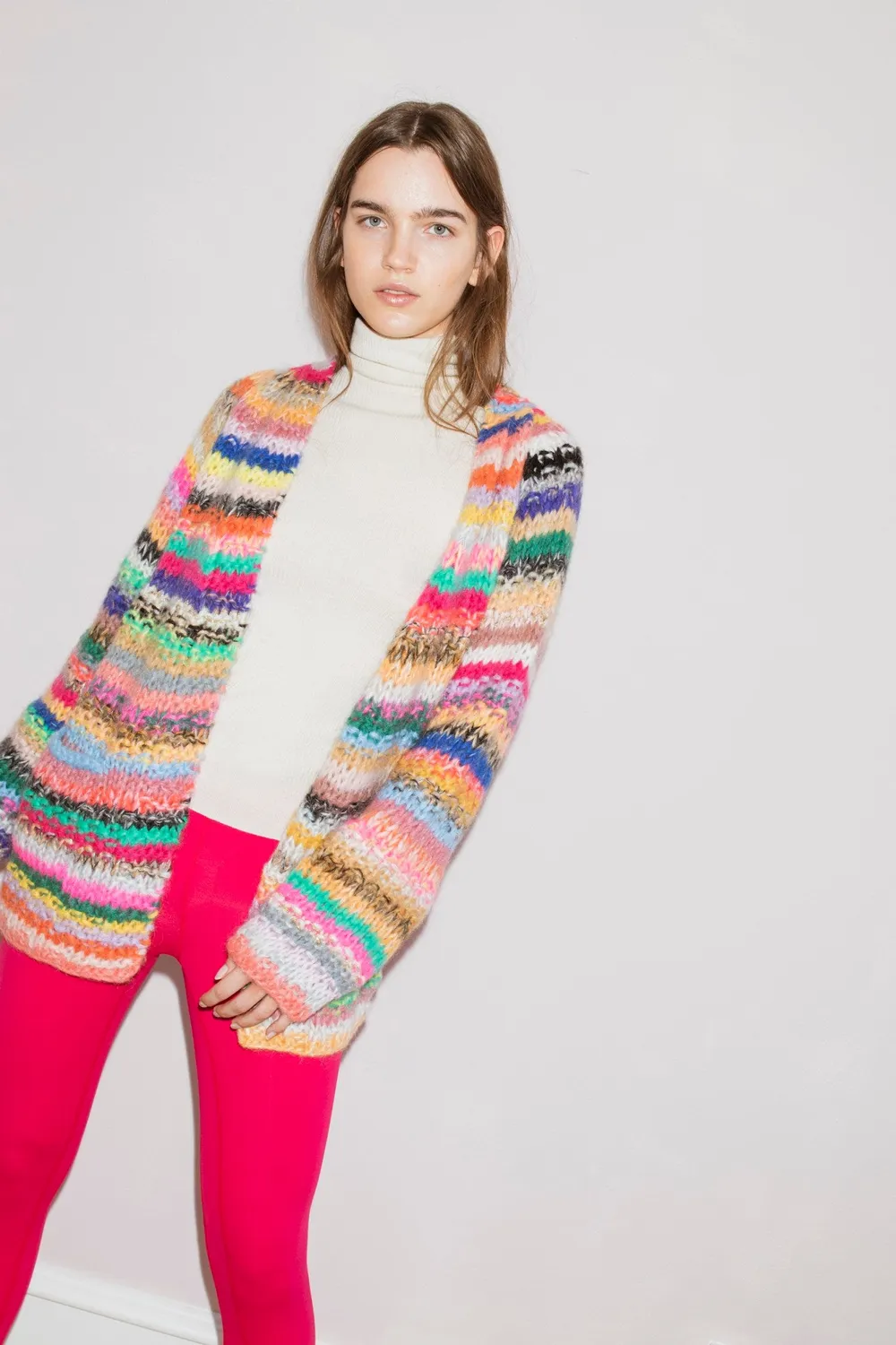 DAWNXDARE MARS DS strikcardigan 900 multi stribet