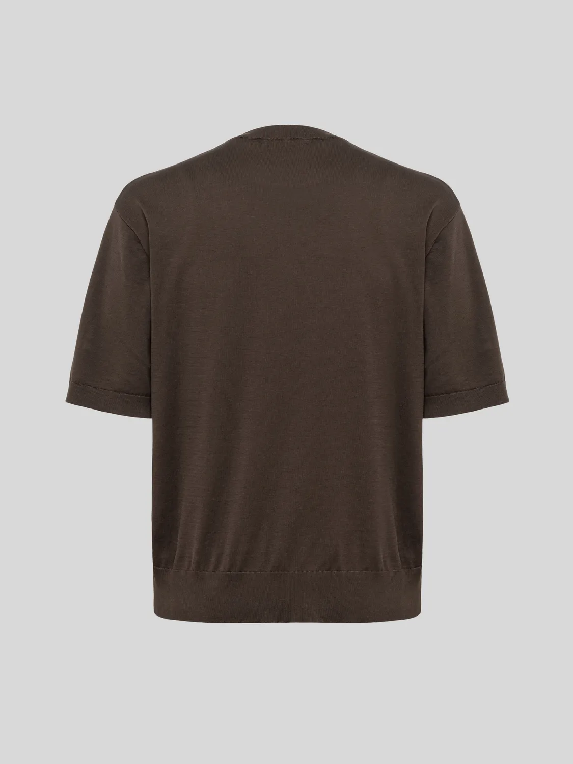 Laneus t-shirt bomuld chocolate regular