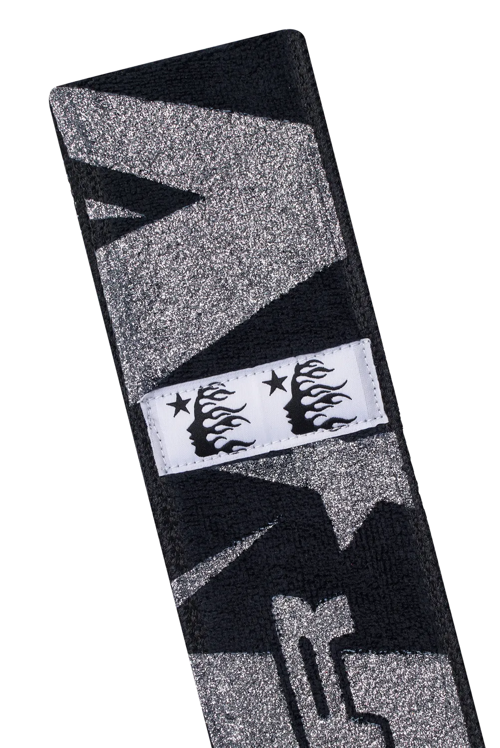 Hellstar Sports Glitter håndklæde black grey