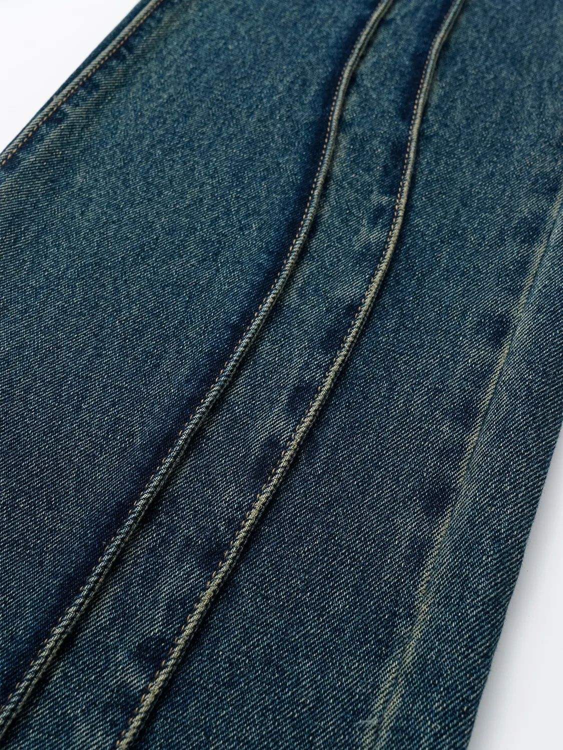 Feng Chen Wang Wave Straight Leg Jeans jeans blå slids