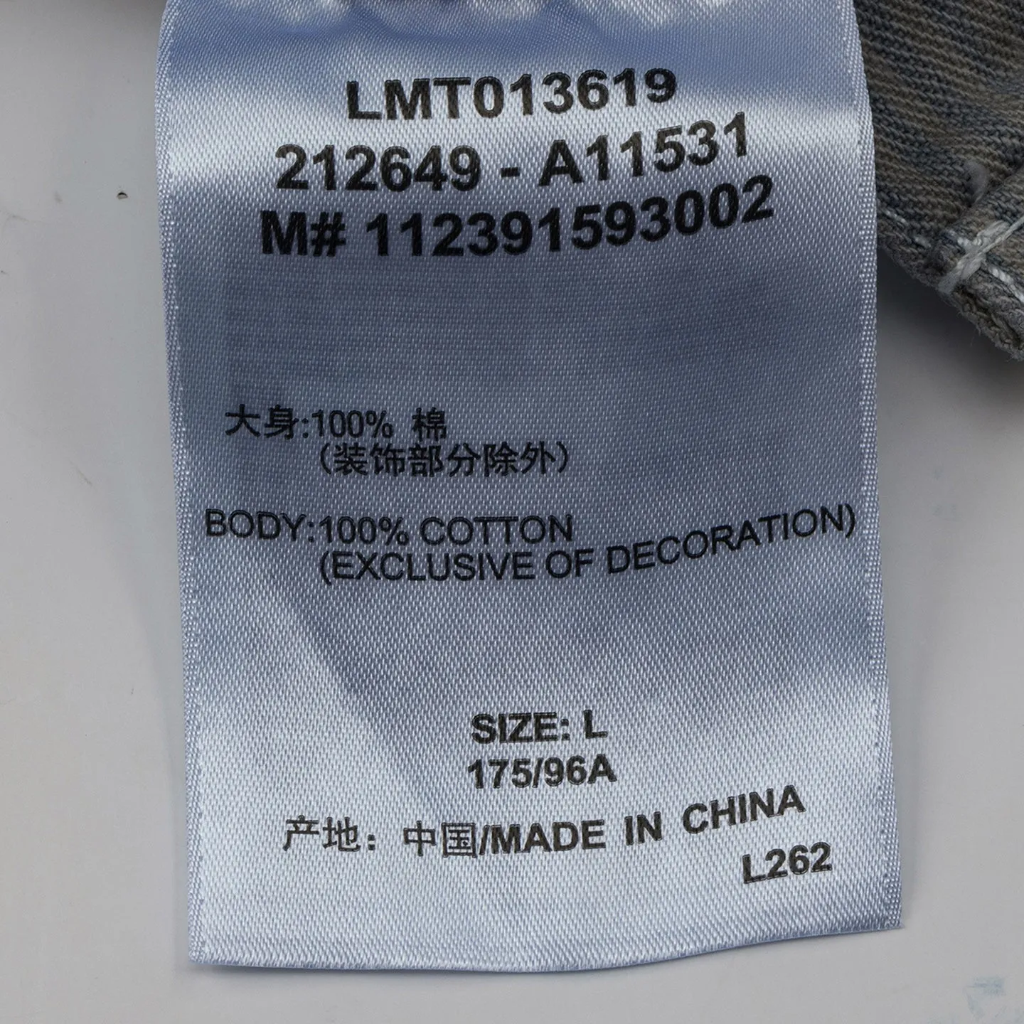 Lee x Feng Chen Wang denimskjorte hickory herre