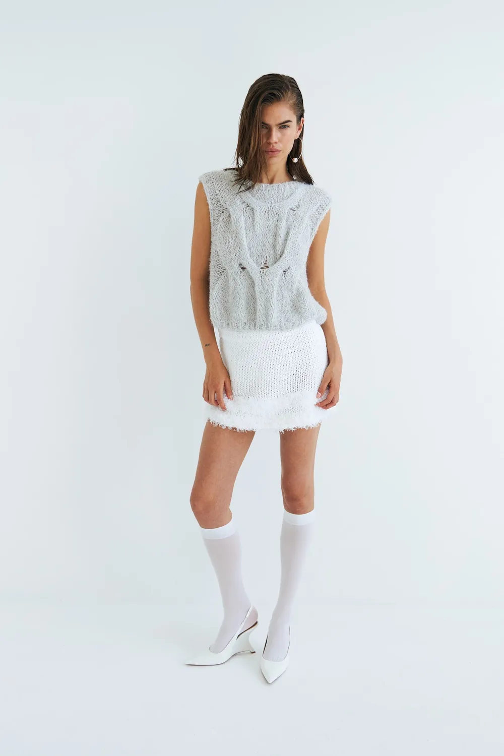 DAWNXDARE SIDSEL slipover 190 cloud strikvest uld