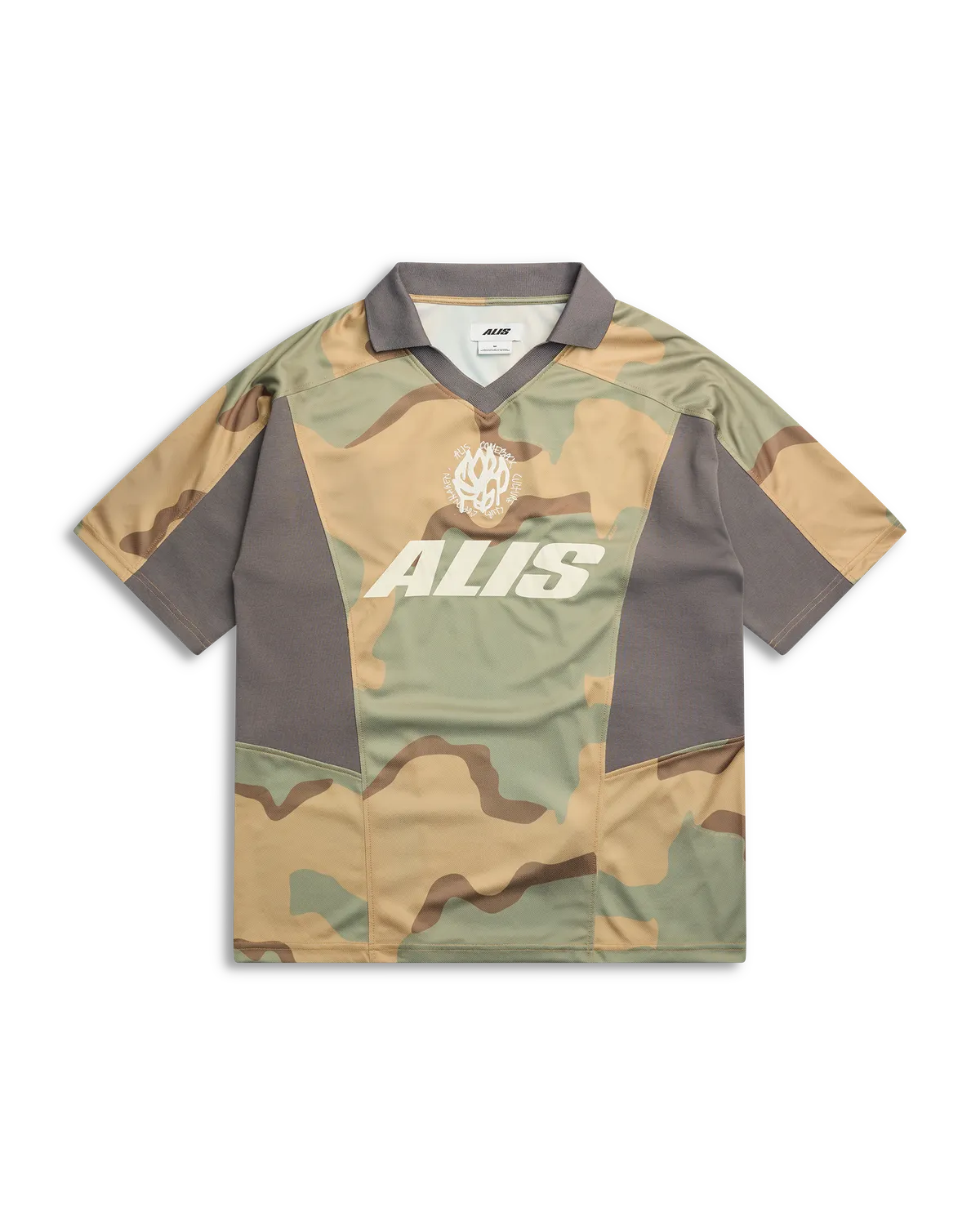 Alis Wizzy Polo Jersey camouflage polyester