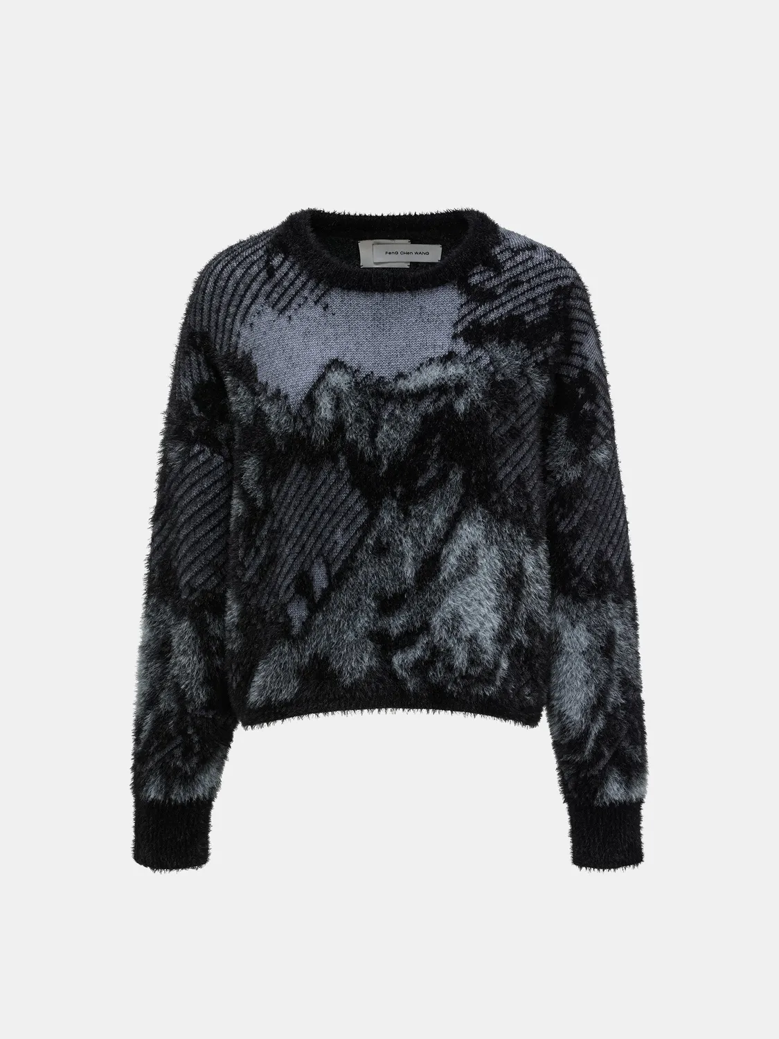 Feng Chen Wang Landscape Painting jumper strik jacquard