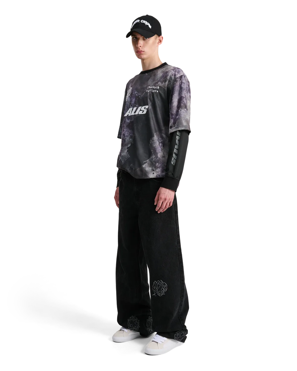 Alis Koston Comeback Culture kasket sort bomuld