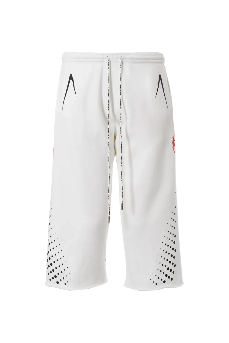 Hellstar Hype Flight HSSPSH04 shorts hvide 3/4 vintage