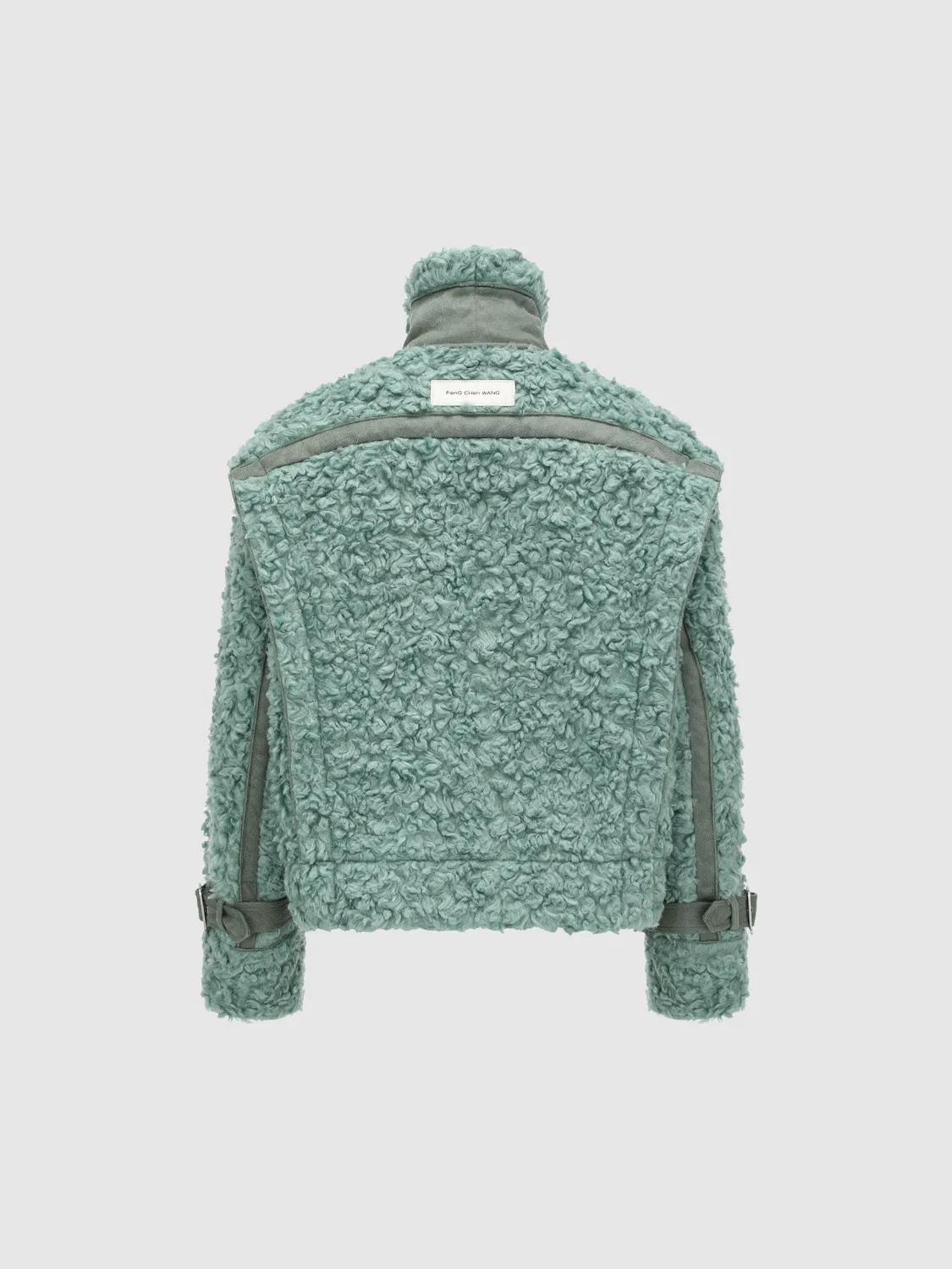 Feng Chen Wang Reversible Faux Shearling jakke grøn
