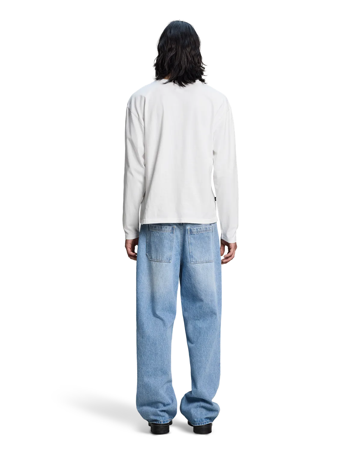 Alis Joshua Long Sleeve T-shirt hvid bomuld