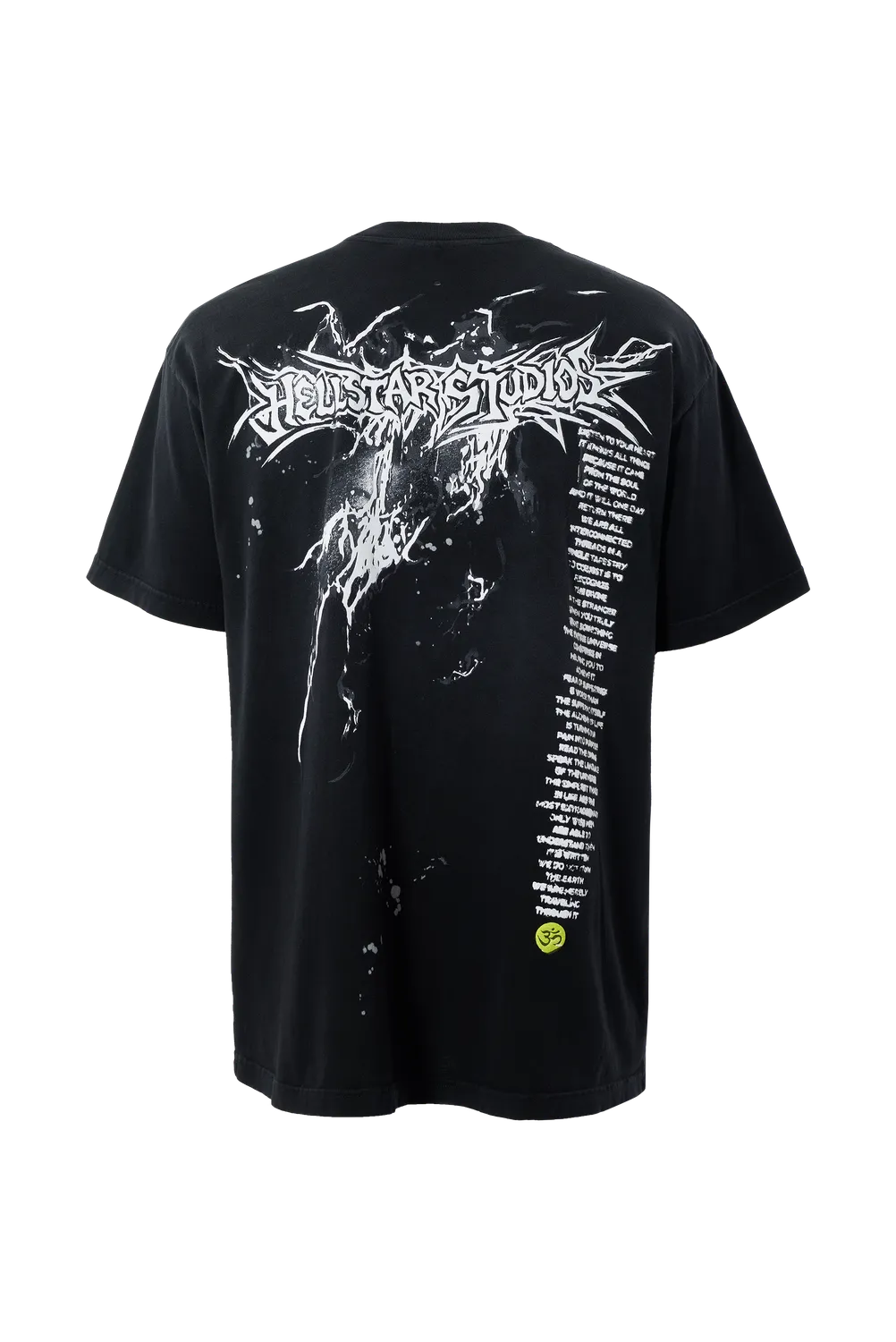 Hellstar Spraycan Faces t-shirt sort collageprint