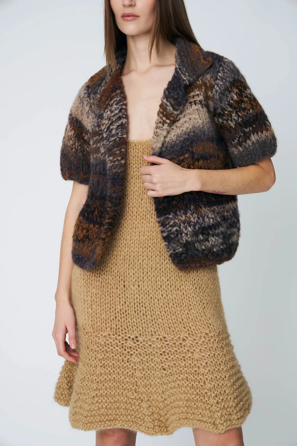 DAWNXDARE MOA 855 cardigan soil alpaka