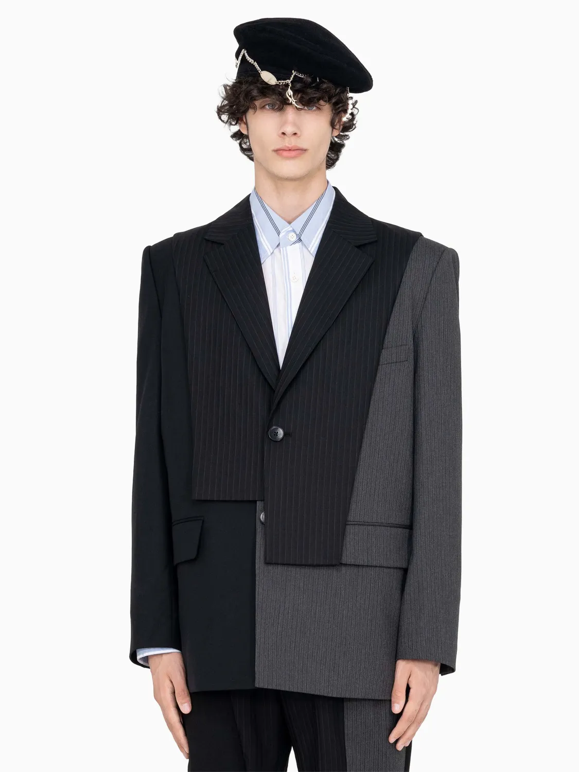 Feng Chen Wang Deconstructed Two Piece Suit blazer uld