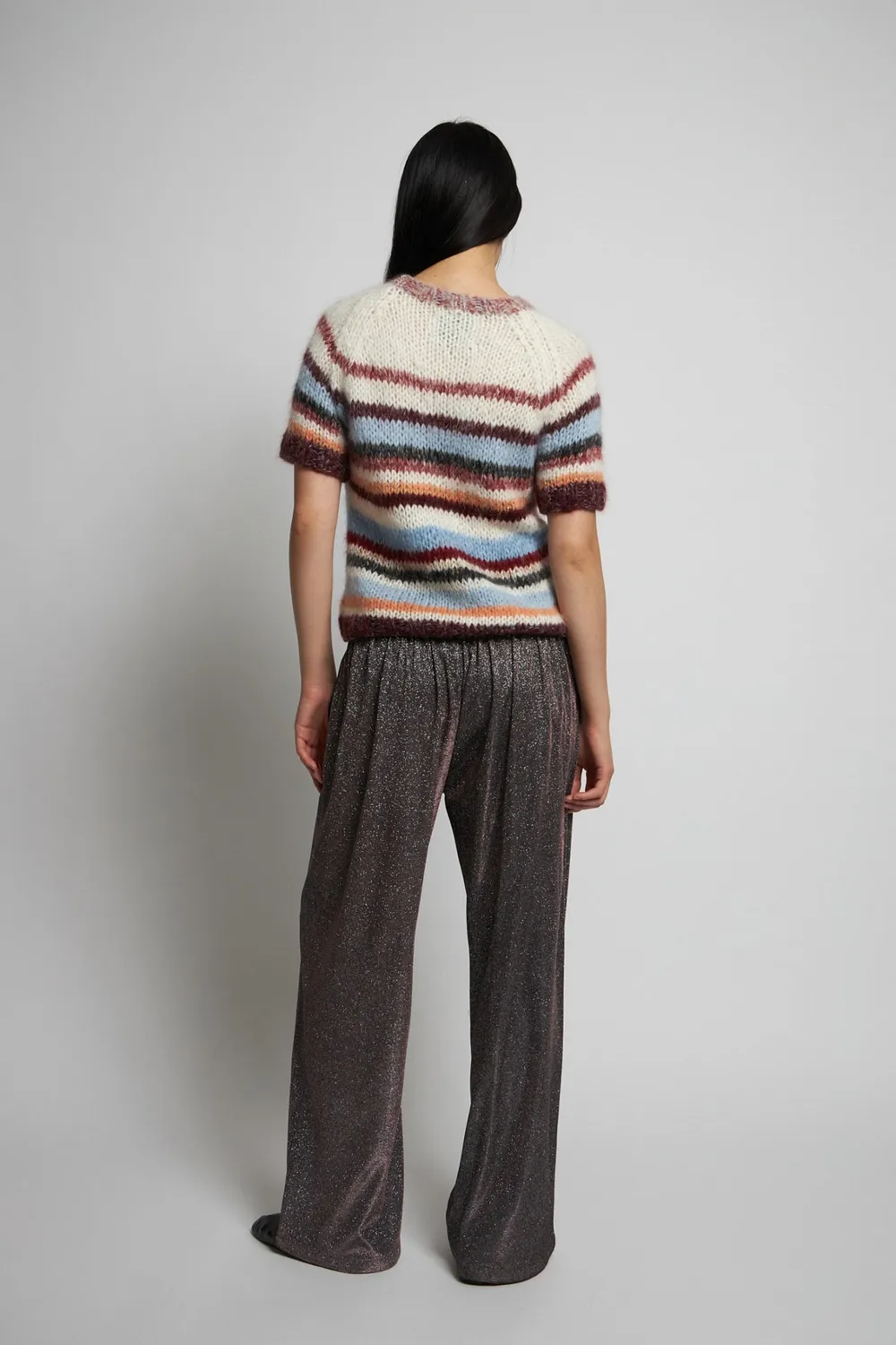 DAWNXDARE ESTELLE striktrøje 902 chalk multi mohair