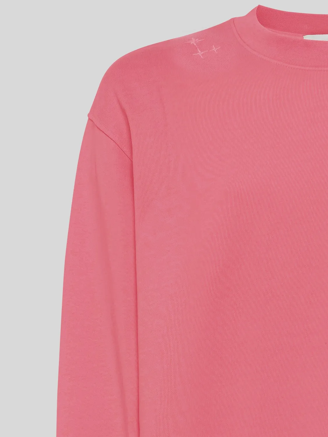 Laneus sweatshirt pink bomuld oversize