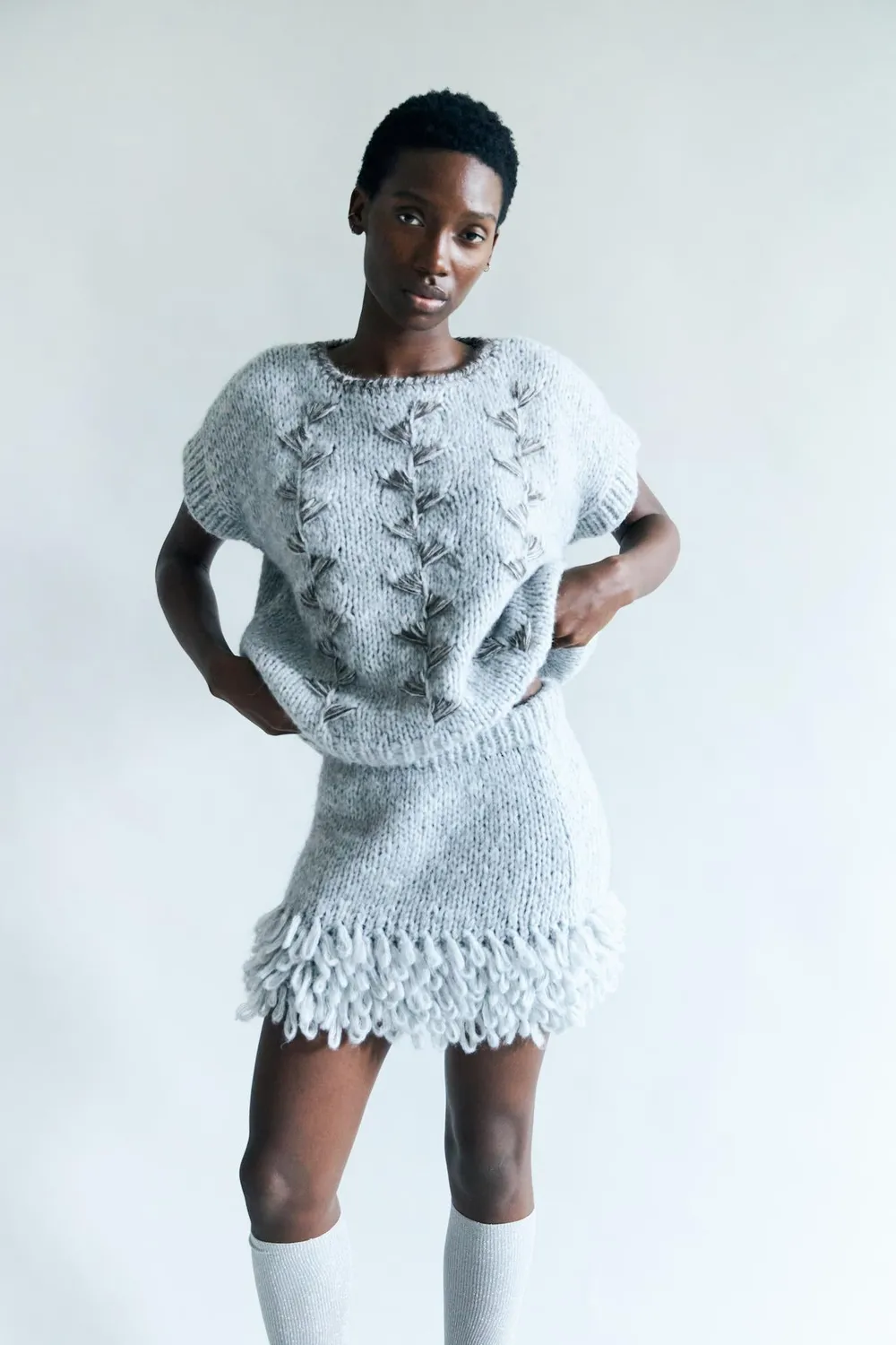 DAWNXDARE Jojo strik top 190 Cloud broderi