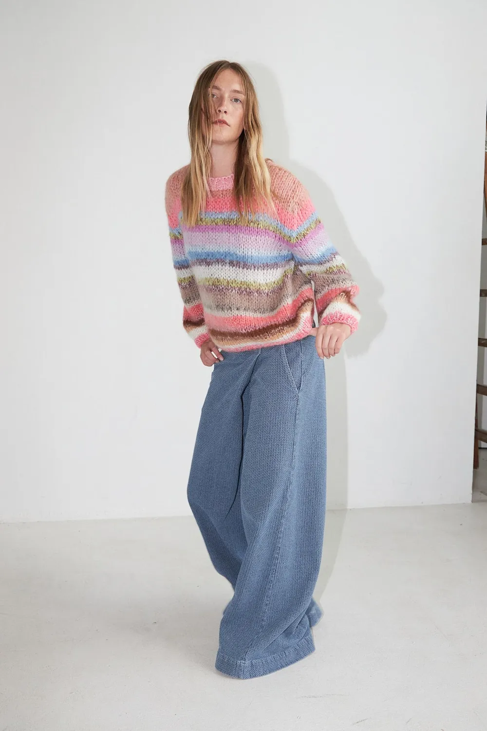 DAWNXDARE Genova striktrøje 919 Sorbet Multi – mohair