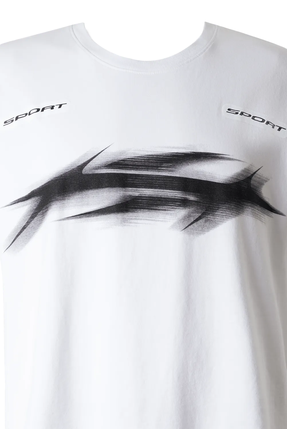 Hellstar Blur T-shirt hvid bomuld med print
