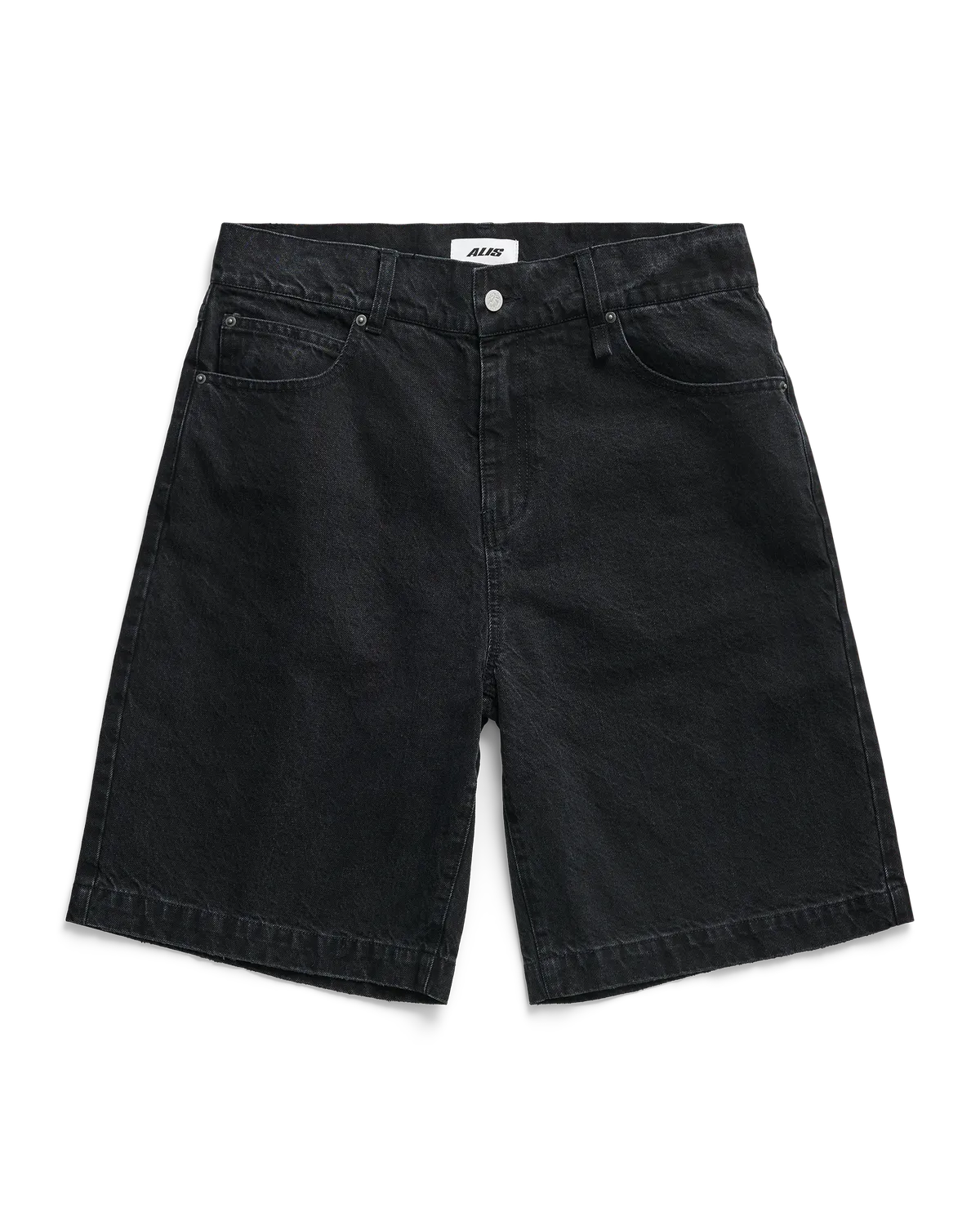 Alis Calis regular fit denimshorts washed black