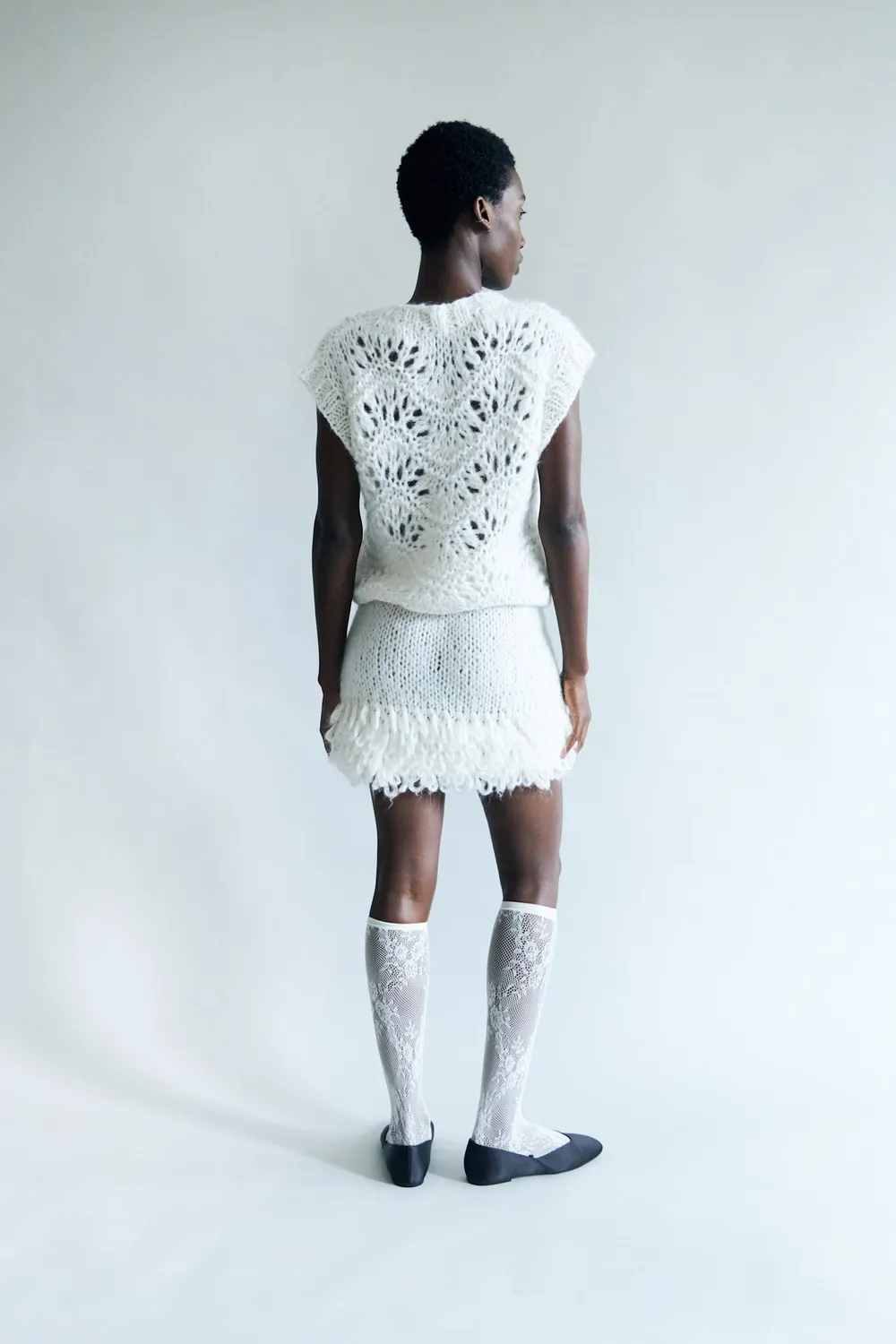 DAWNXDARE Copa strik top 102 Chalk mohair